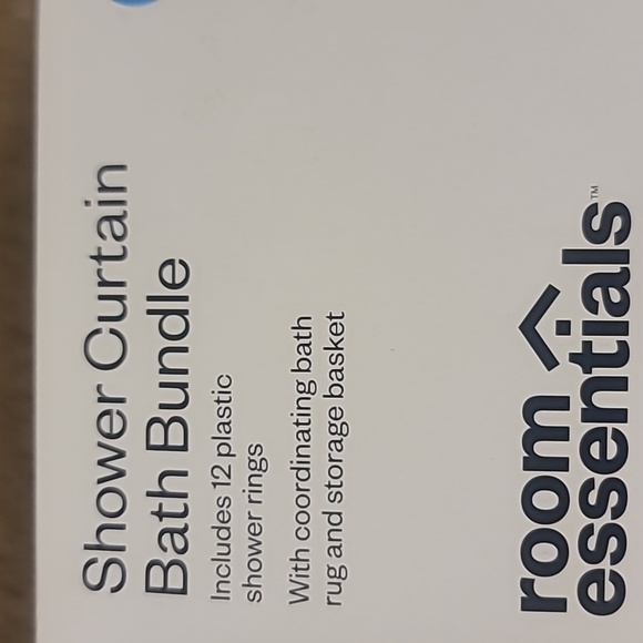 Room essentials 15 pc shower curtain bath bundle set - Picture 3 of 5